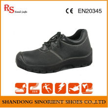 Ce Certificat Black Buffalo Leather ESD Chef Safety Shoes RS046